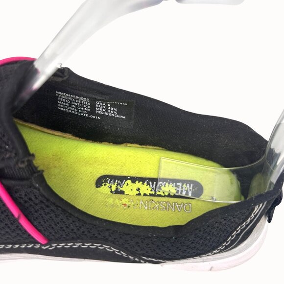 Danskin Now Women's Black Mesh Memory Foam Slip-On Shoes Size 9 - Picture 6 of 8